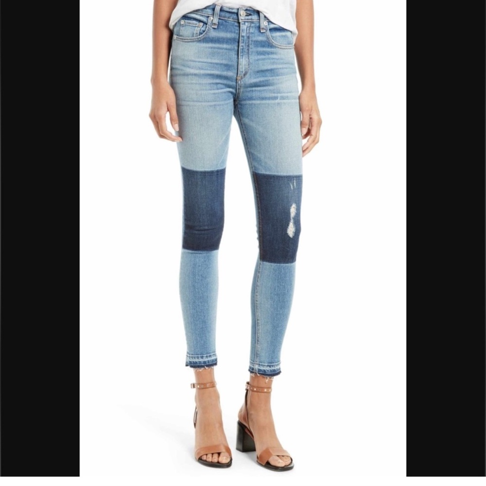 Rag & Bone Olana Skinny 2-Tone Denim - Size 29